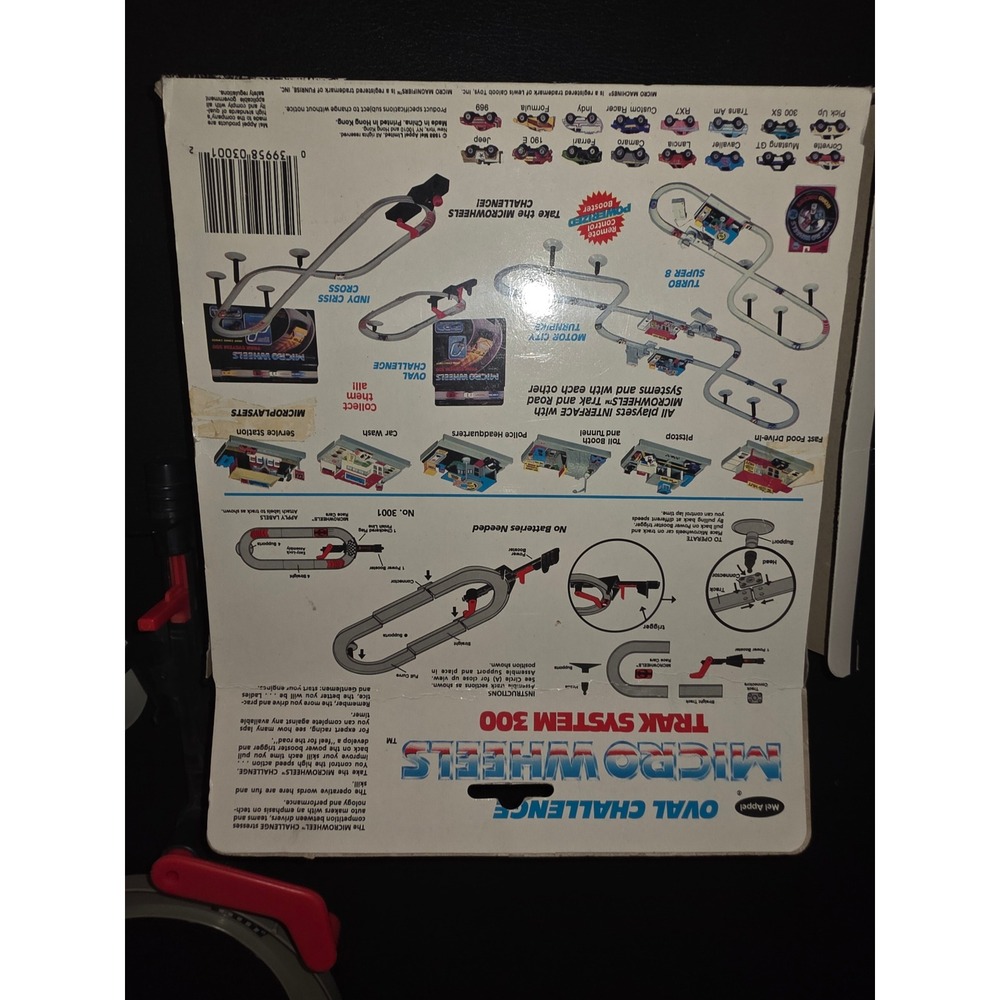 Vintage Mel Appel Micro Wheels Trak System 300 Oval Challenge Race Track No.3001 - Picture 3 of 3
